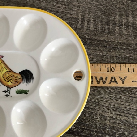 Vtg Deviled Egg Plate - Picture 9 of 11